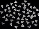 [Video] Moissanite AAA Loose stone Triangle Faceted 5x5mm [Clear] 1pc