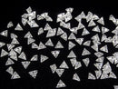 [Video] Moissanite AAA Loose stone Triangle Faceted 4x4mm [Clear] 2pcs