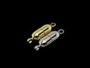 Metal parts Magnetic Clasp with Jump Ring 19x6x6mm 2pairs
