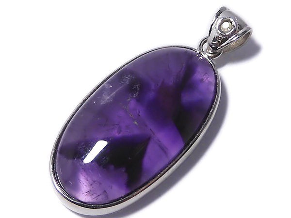 [Video][One of a kind] Phantom Amethyst Moldavite Pendant Silver925 NO.16