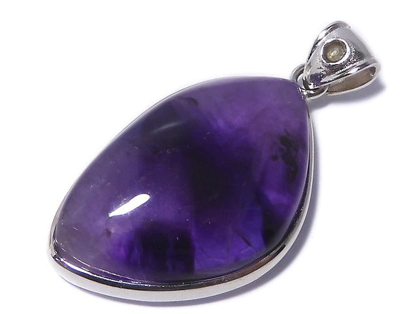 [Video][One of a kind] Phantom Amethyst Moldavite Pendant Silver925 NO.19