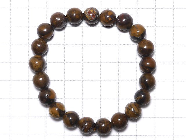 [Video][One of a kind] Boulder Opal AA Round 9.5mm Bracelet NO.110