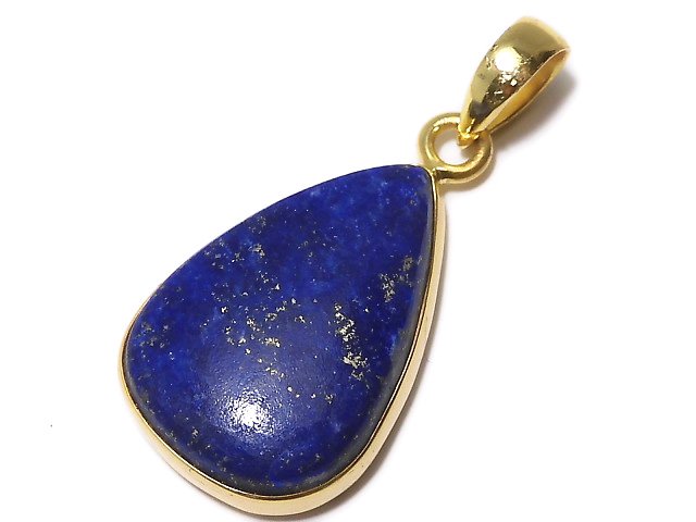 [Video][One of a kind] Lapislazuli AA++ Pendant 18KGP NO.21