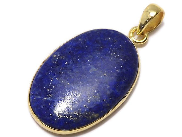 [Video][One of a kind] Lapislazuli AA++ Pendant 18KGP NO.22