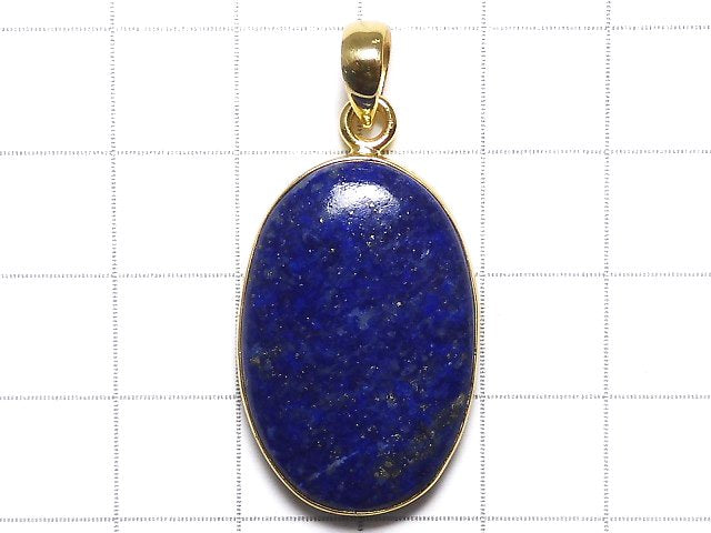 [Video][One of a kind] Lapislazuli AA++ Pendant 18KGP NO.22