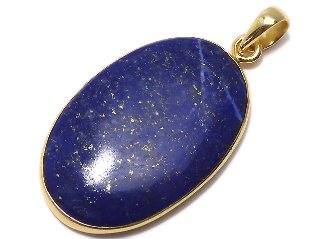 [Video][One of a kind] Lapislazuli AA++ Pendant 18KGP NO.25