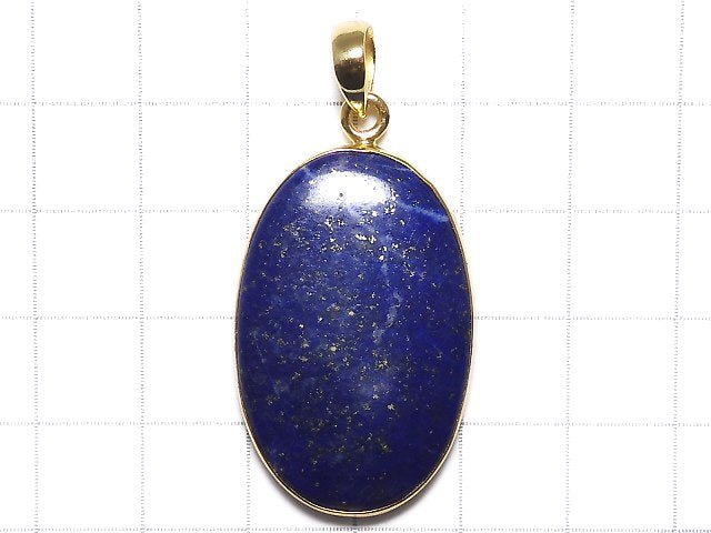 [Video][One of a kind] Lapislazuli AA++ Pendant 18KGP NO.25