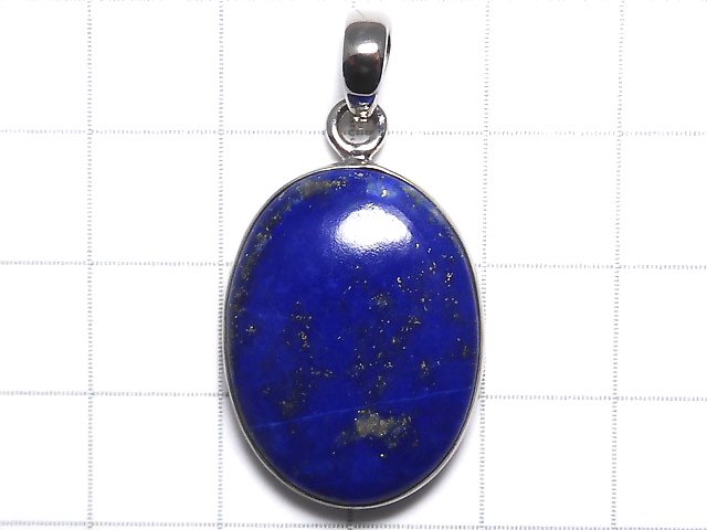 [Video][One of a kind] Lapislazuli AA++ Pendant Silver925 NO.28