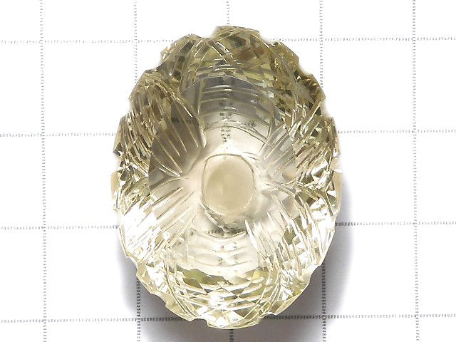 [Video][One of a kind] High Quality Lemon Quartz AAA Loose stone Carved Faceted 1pc NO.49