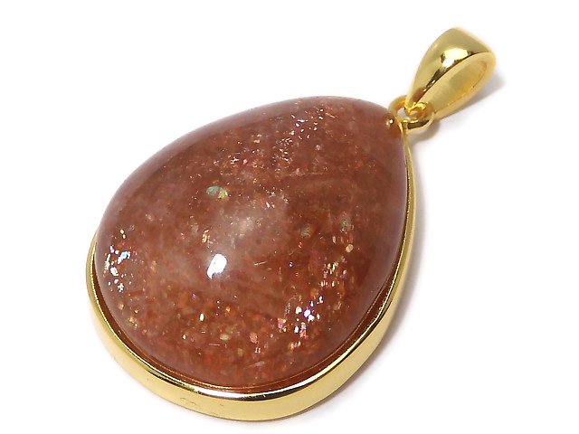 [Video][One of a kind] Sunstone AAA Pendant 18KGP NO.22