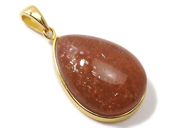 [Video][One of a kind] Sunstone AAA Pendant 18KGP NO.23