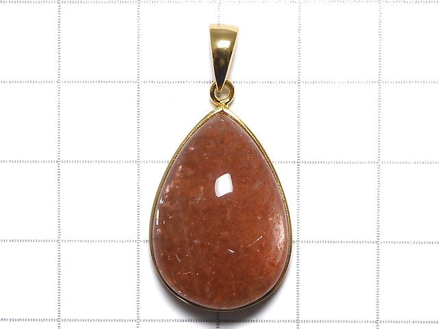 [Video][One of a kind] Sunstone AAA Pendant 18KGP NO.23