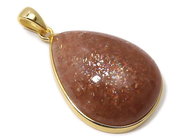 [Video][One of a kind] Sunstone AAA Pendant 18KGP NO.24