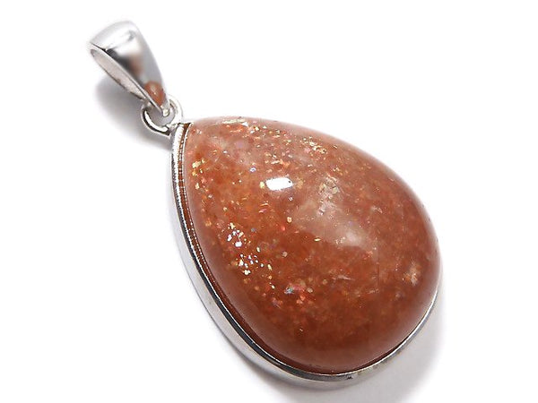 [Video][One of a kind] Sunstone AAA Pendant Silver925 NO.27