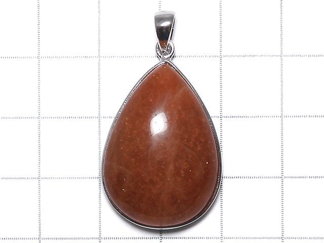 [Video][One of a kind] Sunstone AAA Pendant Silver925 NO.29