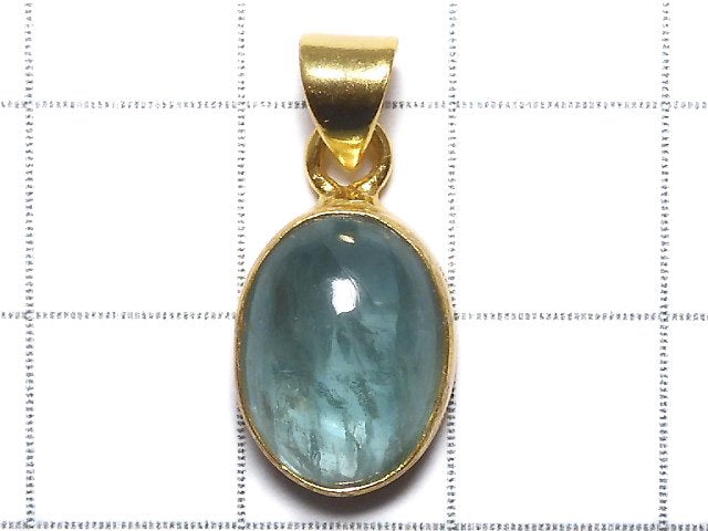 [Video][One of a kind] Sky Kyanite AA++ Pendant 18KGP NO.157