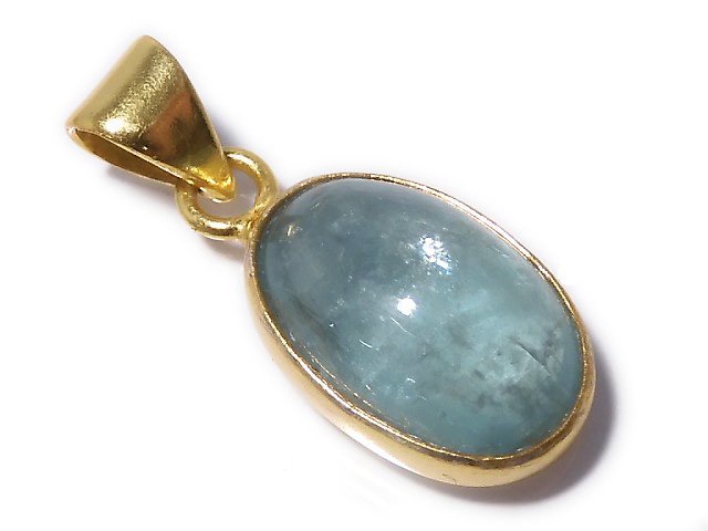 [Video][One of a kind] Sky Kyanite AA++ Pendant 18KGP NO.159