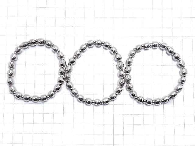 [Video] Meteorite (Altai meteorite) Rondelle 7x7x5mm Bracelet