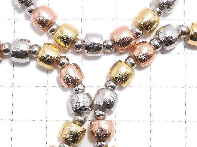 [Video] Meteorite (Altai meteorite) Rondelle 7x7x5mm Multicolor Bracelet