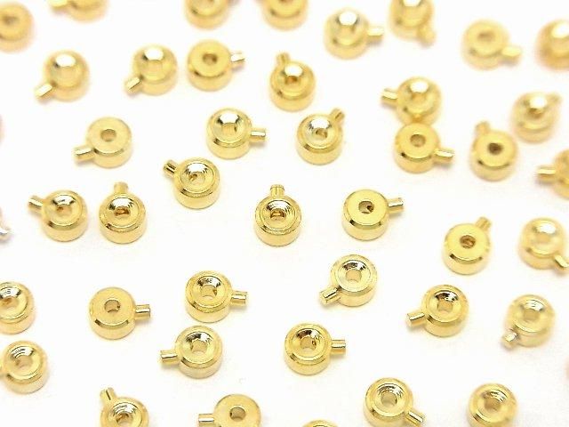 Silver925 Micro Crimp Beads [2.5mm][3mm] 18KGP 2pcs