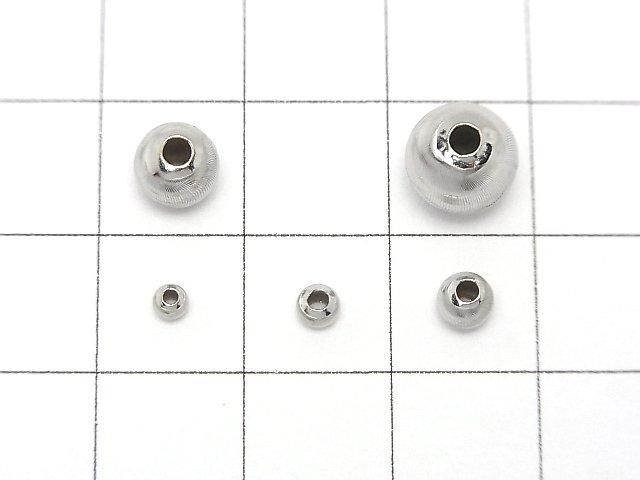 Silver925 Line Carved Round (Cat's Eye beads) [2.5mm][3mm][4mm][5mm][6mm][8mm] Rhodium Plated 2pcs