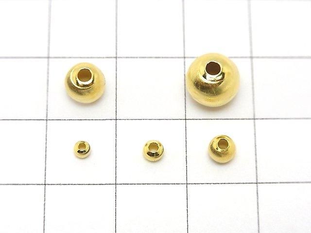 Silver925 Line Carved Round (Cat's Eye beads) [2.5mm][3mm][4mm][5mm][6mm][8mm] 18KGP 2pcs