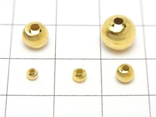 Silver925 Line Carved Round (Cat's Eye beads) [2.5mm][3mm][4mm][5mm][6mm][8mm] 18KGP 2pcs