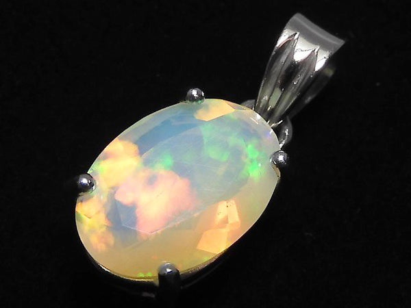 [Video][One of a kind] High Quality Opal AAA Faceted Pendant Silver925 NO.96