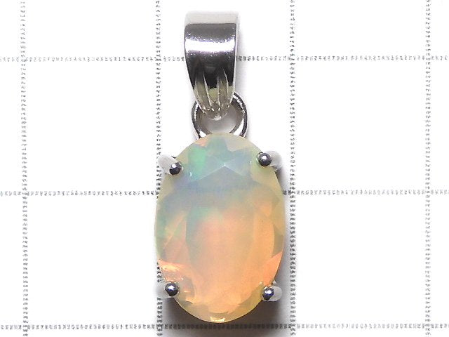 [Video][One of a kind] High Quality Opal AAA Faceted Pendant Silver925 NO.96