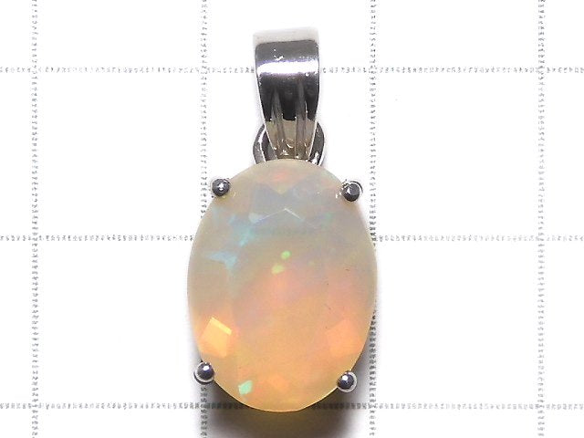 [Video][One of a kind] High Quality Opal AAA Faceted Pendant Silver925 NO.100