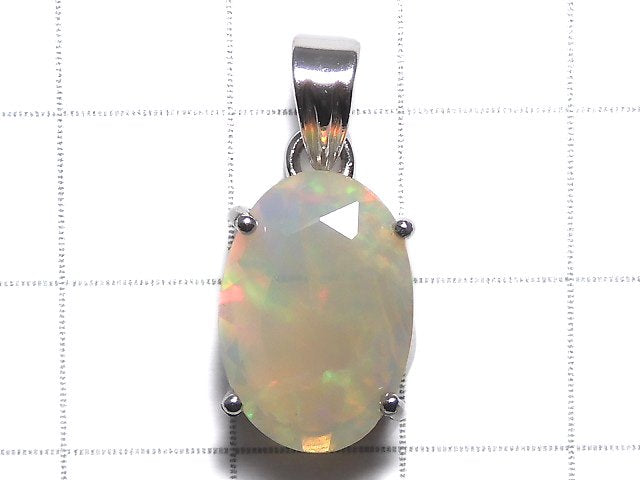 [Video][One of a kind] High Quality Opal AAA Faceted Pendant Silver925 NO.104