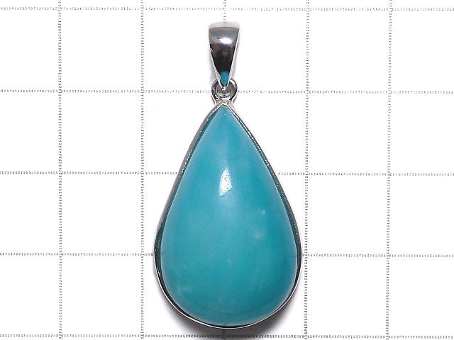 [Video][One of a kind] Amazonite Silica AA++ Pendant Silver925 NO.121