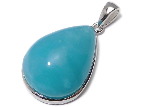 [Video][One of a kind] Amazonite Silica AA++ Pendant Silver925 NO.122