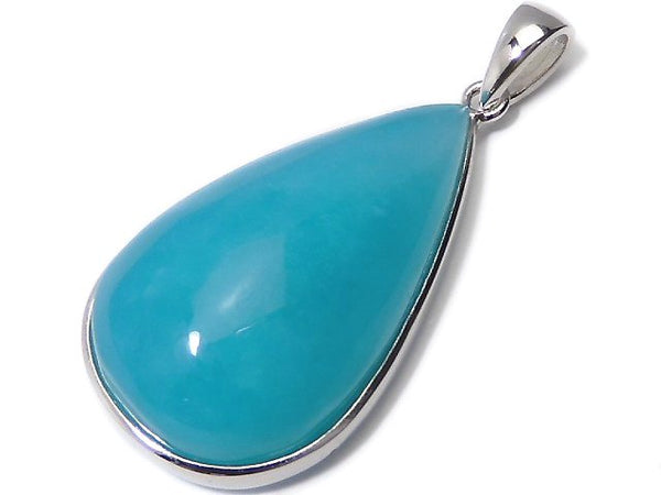 [Video][One of a kind] Amazonite Silica AA++ Pendant Silver925 NO.125