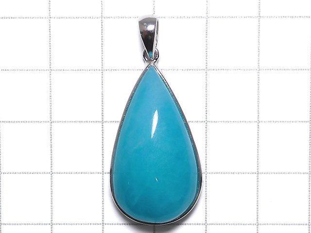 [Video][One of a kind] Amazonite Silica AA++ Pendant Silver925 NO.125