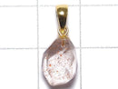[Video][One of a kind] High Quality Lepidocrocite in Quartz AAA Pendant 18KGP NO.23