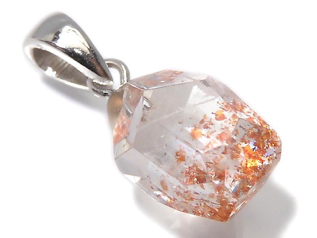 [Video][One of a kind] High Quality Lepidocrocite in Quartz AAA Pendant Silver925 NO.26