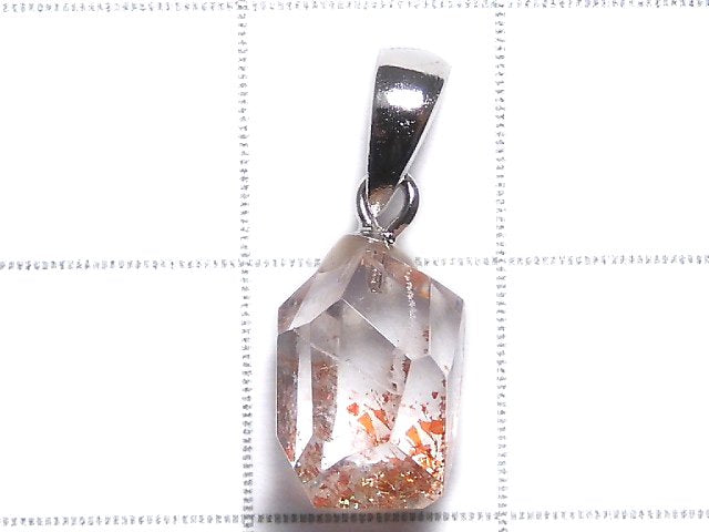 [Video][One of a kind] High Quality Lepidocrocite in Quartz AAA Pendant Silver925 NO.26