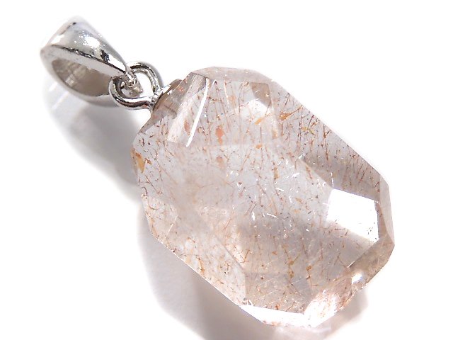 [Video][One of a kind] High Quality Lepidocrocite in Quartz AAA Pendant Silver925 NO.27