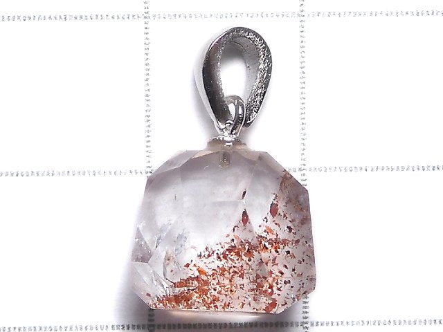 [Video][One of a kind] High Quality Lepidocrocite in Quartz AAA Pendant Silver925 NO.28