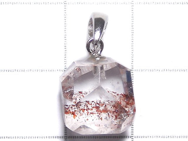 [Video][One of a kind] High Quality Lepidocrocite in Quartz AAA Pendant Silver925 NO.29