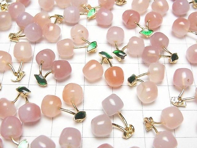 [Video] Agate Fruit Charm [Cherry] 3pcs