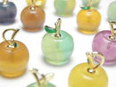 [Video] Multicolor Fluorite AAA Fruit Charm [Apple] 5pcs
