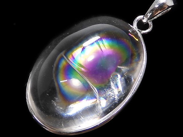 [Video][One of a kind] Iris Quartz AAA- Pendant Silver925 NO.77