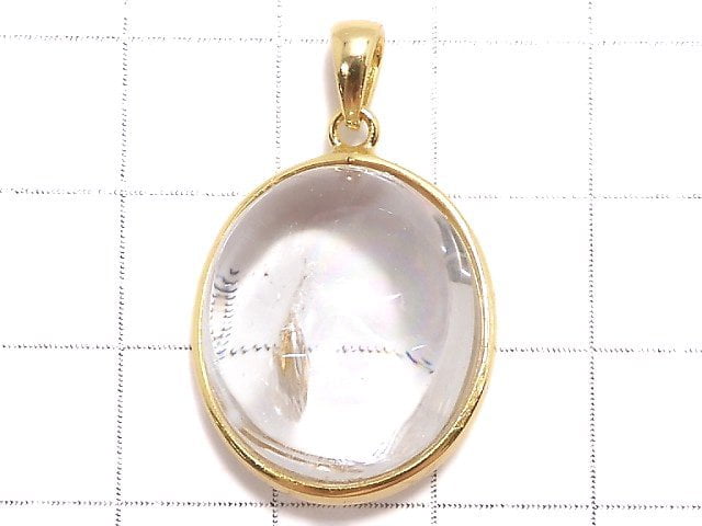 [Video][One of a kind] Iris Quartz AAA- Pendant 18KGP NO.88