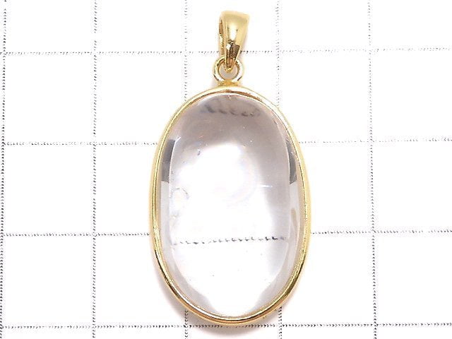 [Video][One of a kind] Iris Quartz AAA- Pendant 18KGP NO.91