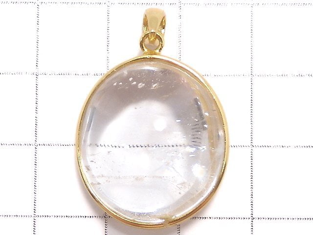 [Video][One of a kind] Iris Quartz AAA- Pendant 18KGP NO.92