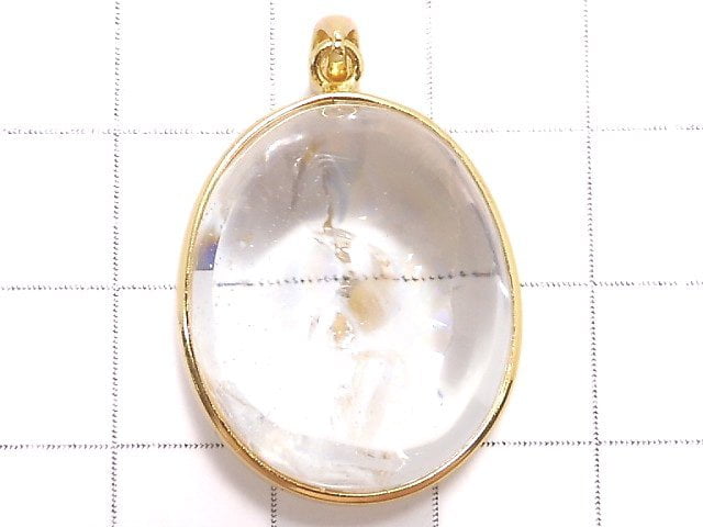 [Video][One of a kind] Iris Quartz AAA- Pendant 18KGP NO.93