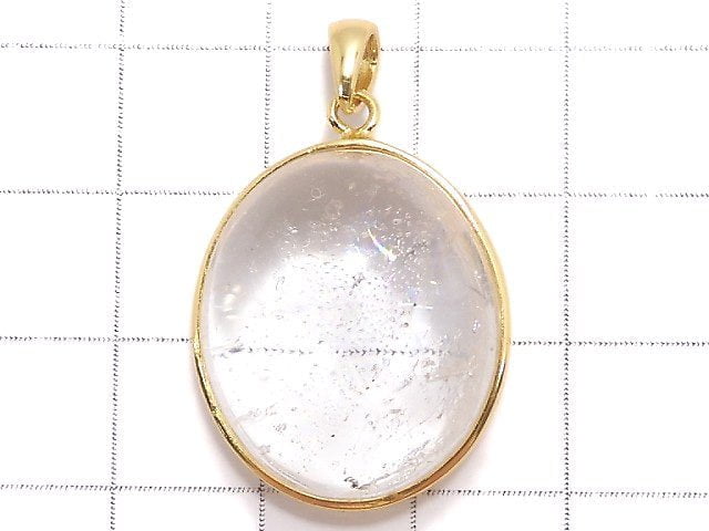 [Video][One of a kind] Iris Quartz AAA- Pendant 18KGP NO.94