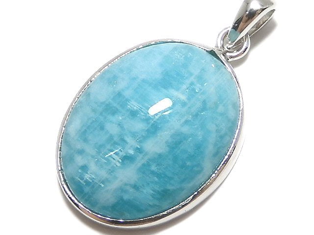 [Video][One of a kind] Amazonite AAA- Pendant Silver925 NO.22